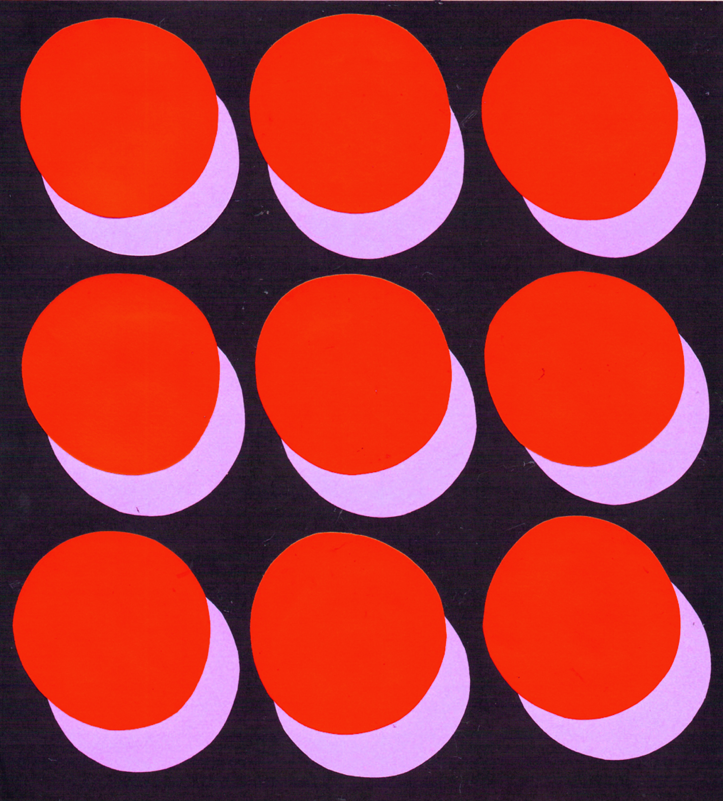 COLLAGE CIRCLES RED