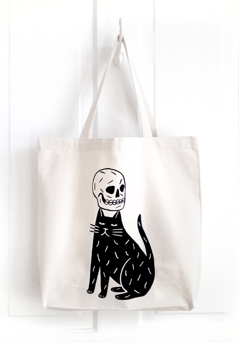 GWilson Skull Cap Cat Tote