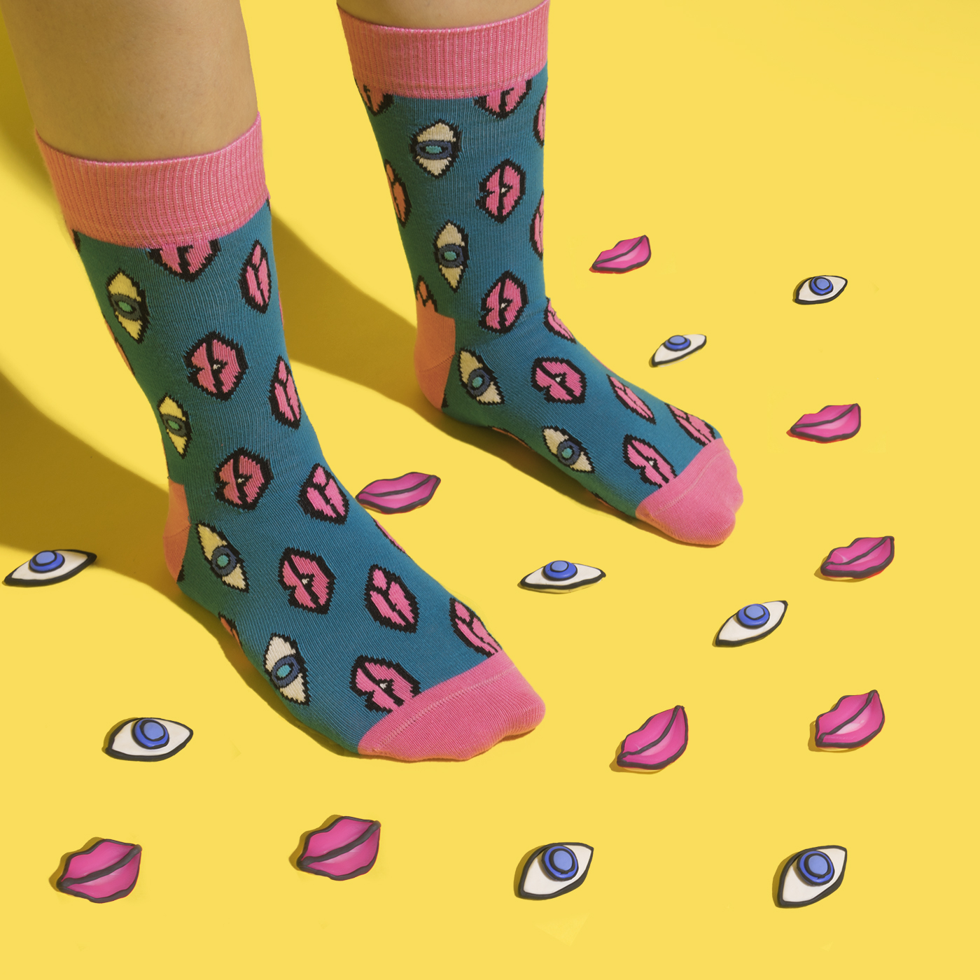 Happy Socks - Lips & Eyes