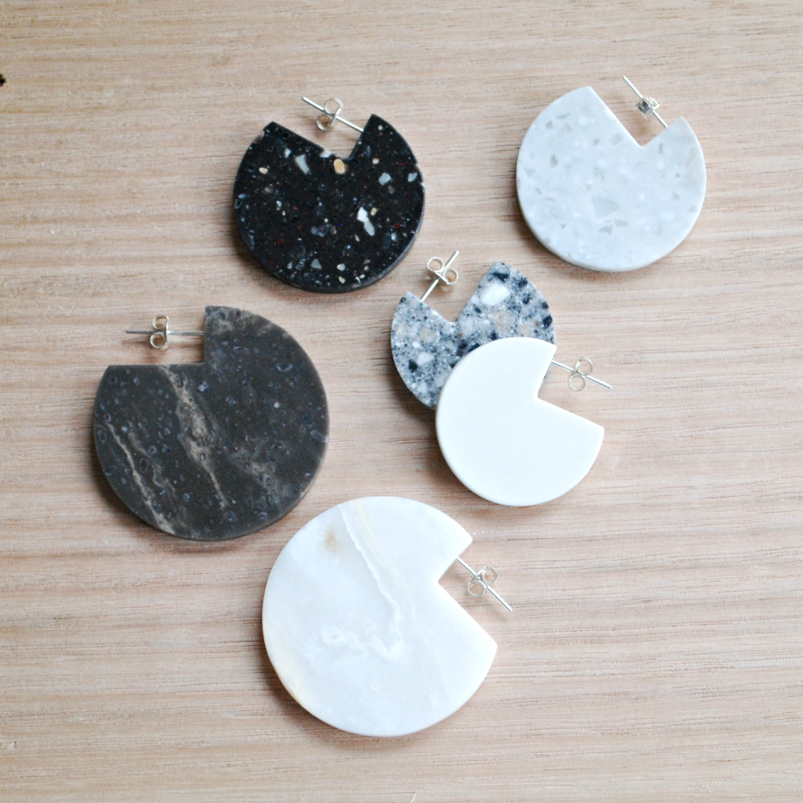 Things of Stone Disc Earrings 2