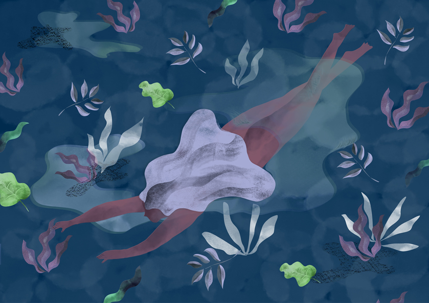 digital illustration - underwater