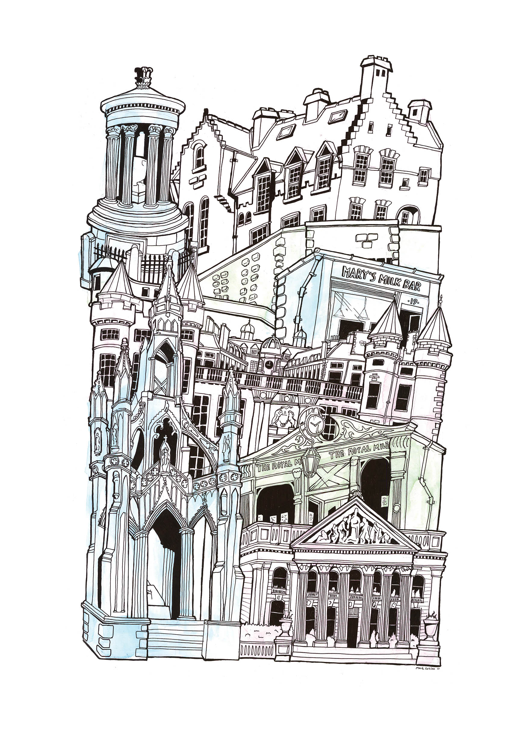 Edinburgh drawing small