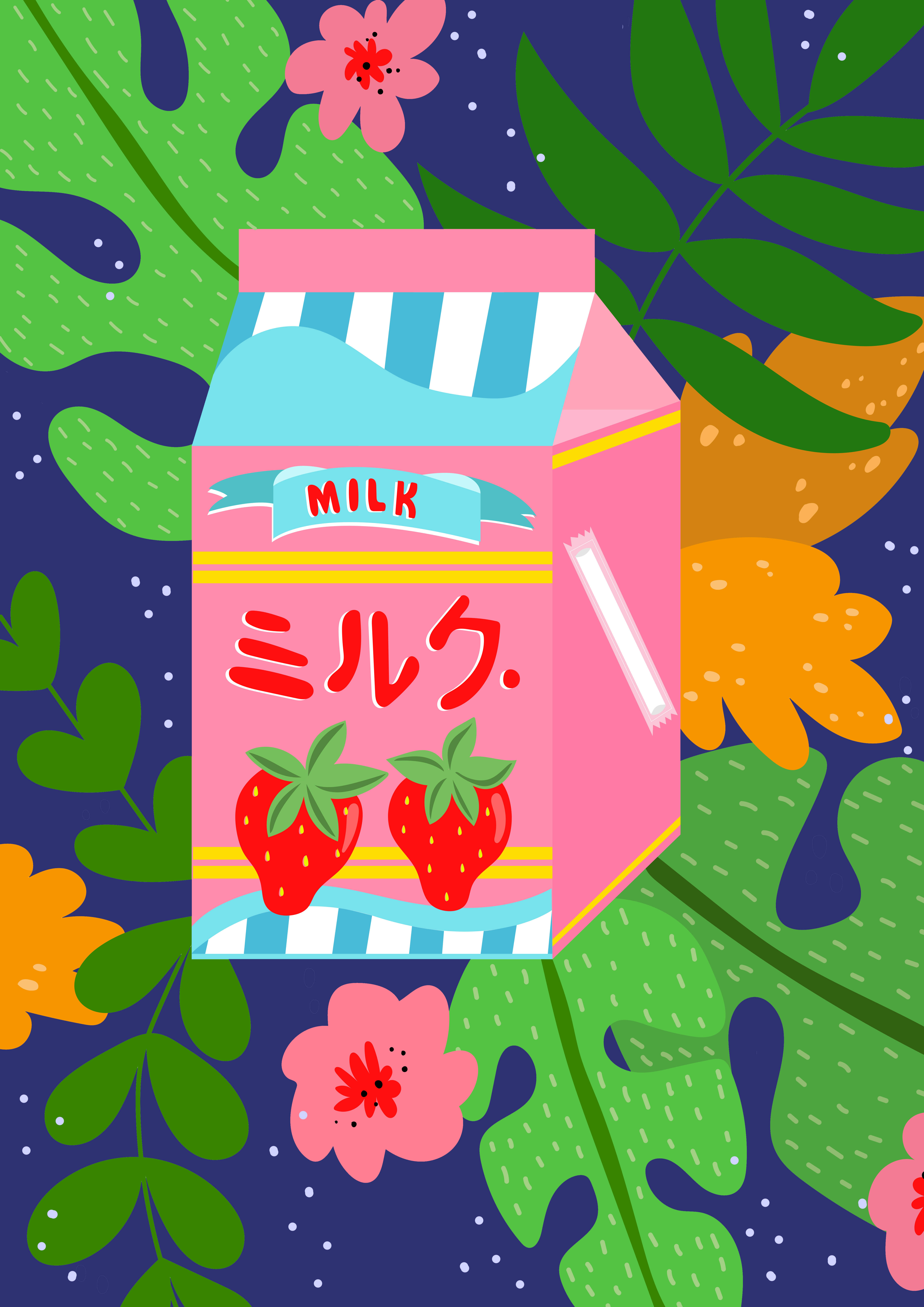 milk illustrator