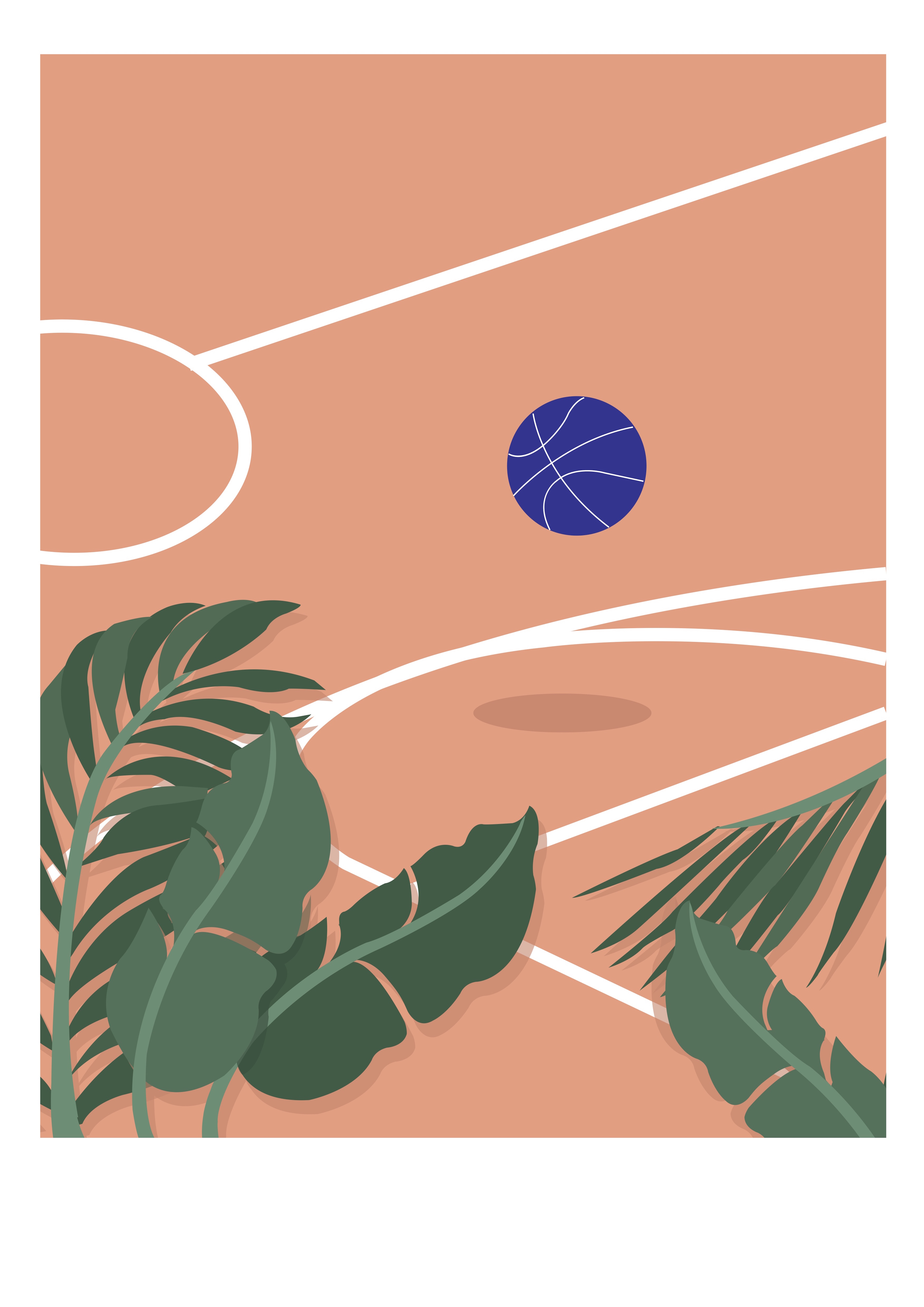 b ball leaves