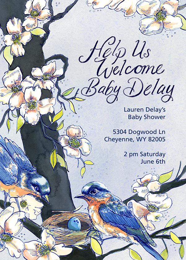 Bluebird Baby Shower