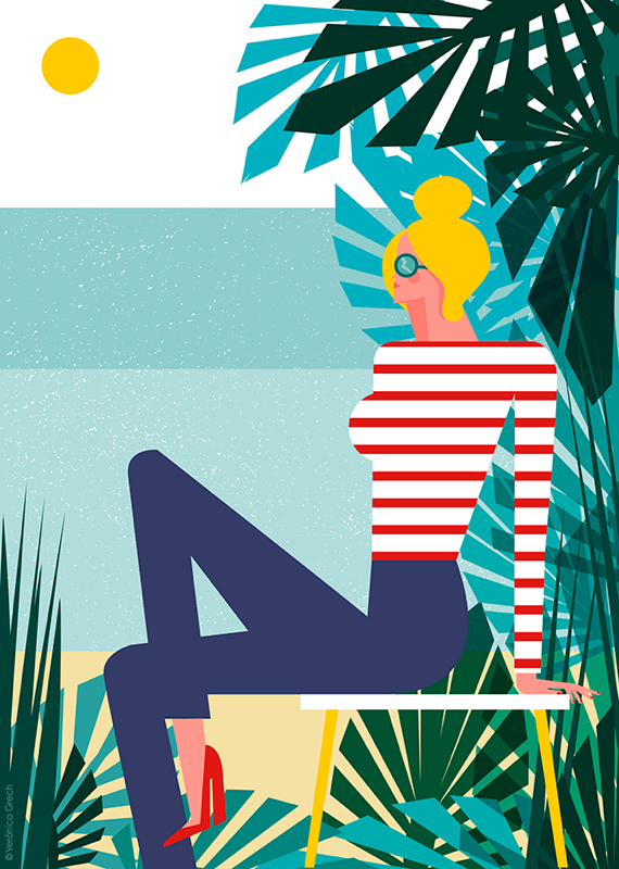 Veronica-Grech-illustrator-kapalua-beach