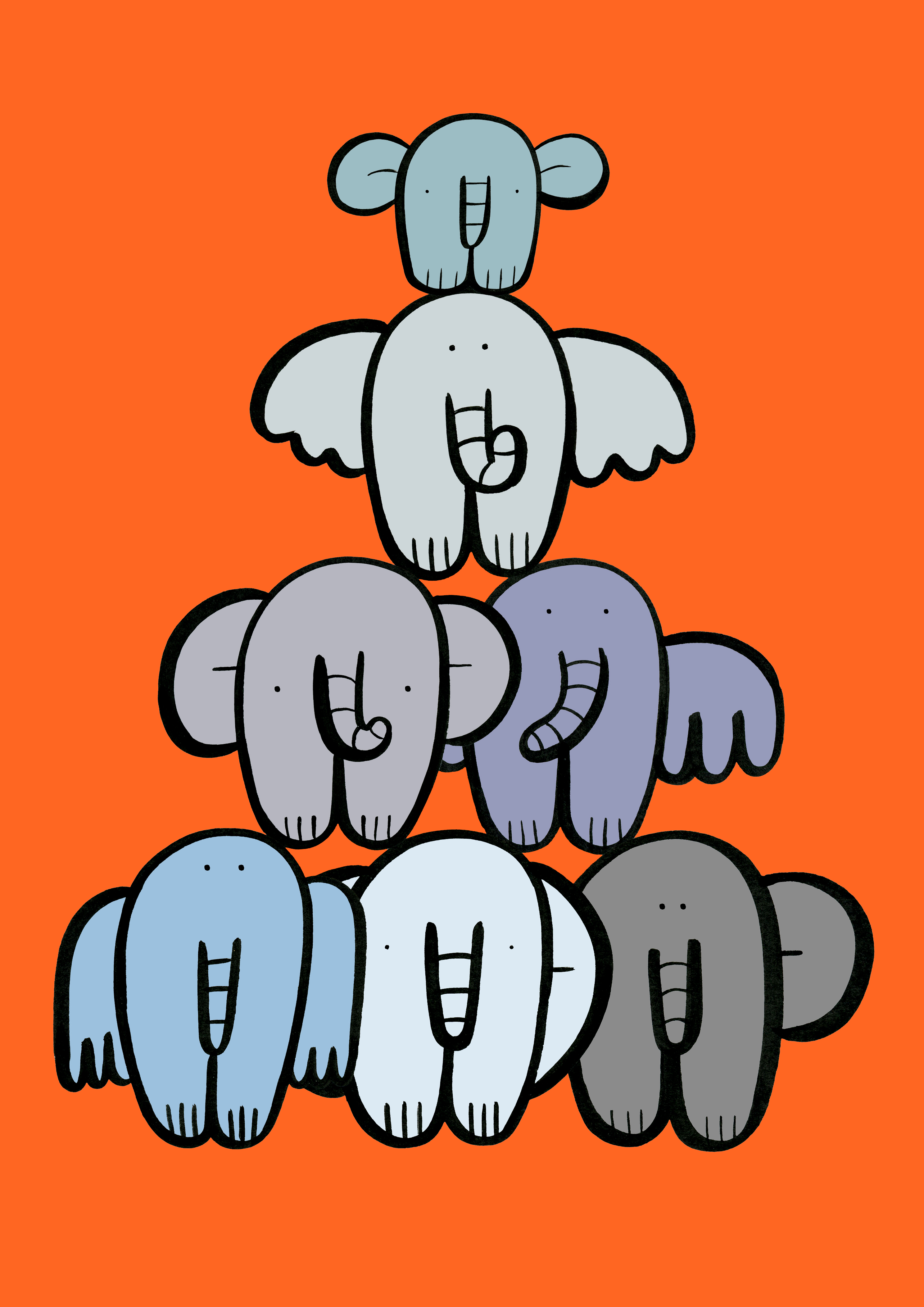 Hattie Clark - Elephants