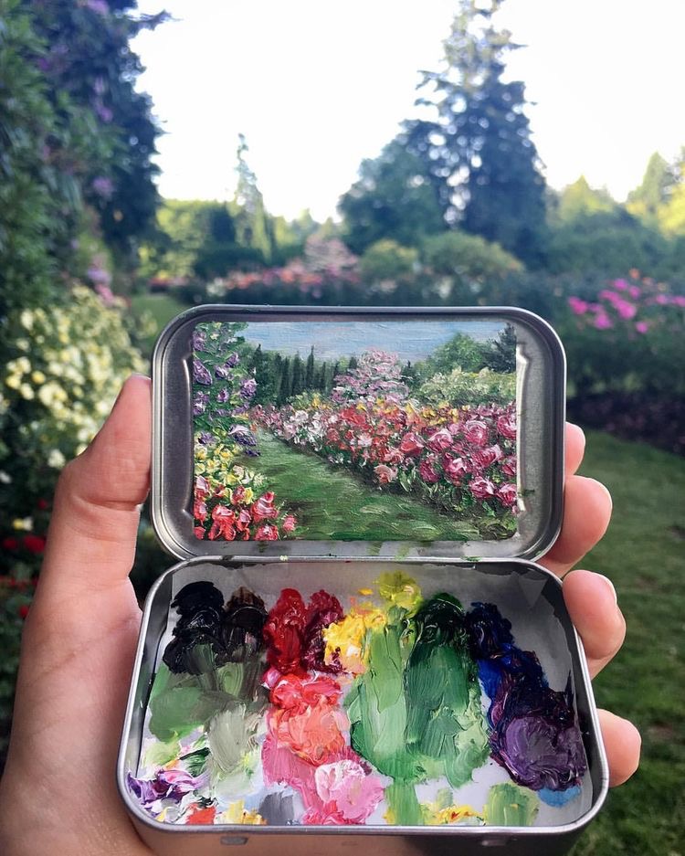 Portland Roses Plein Air