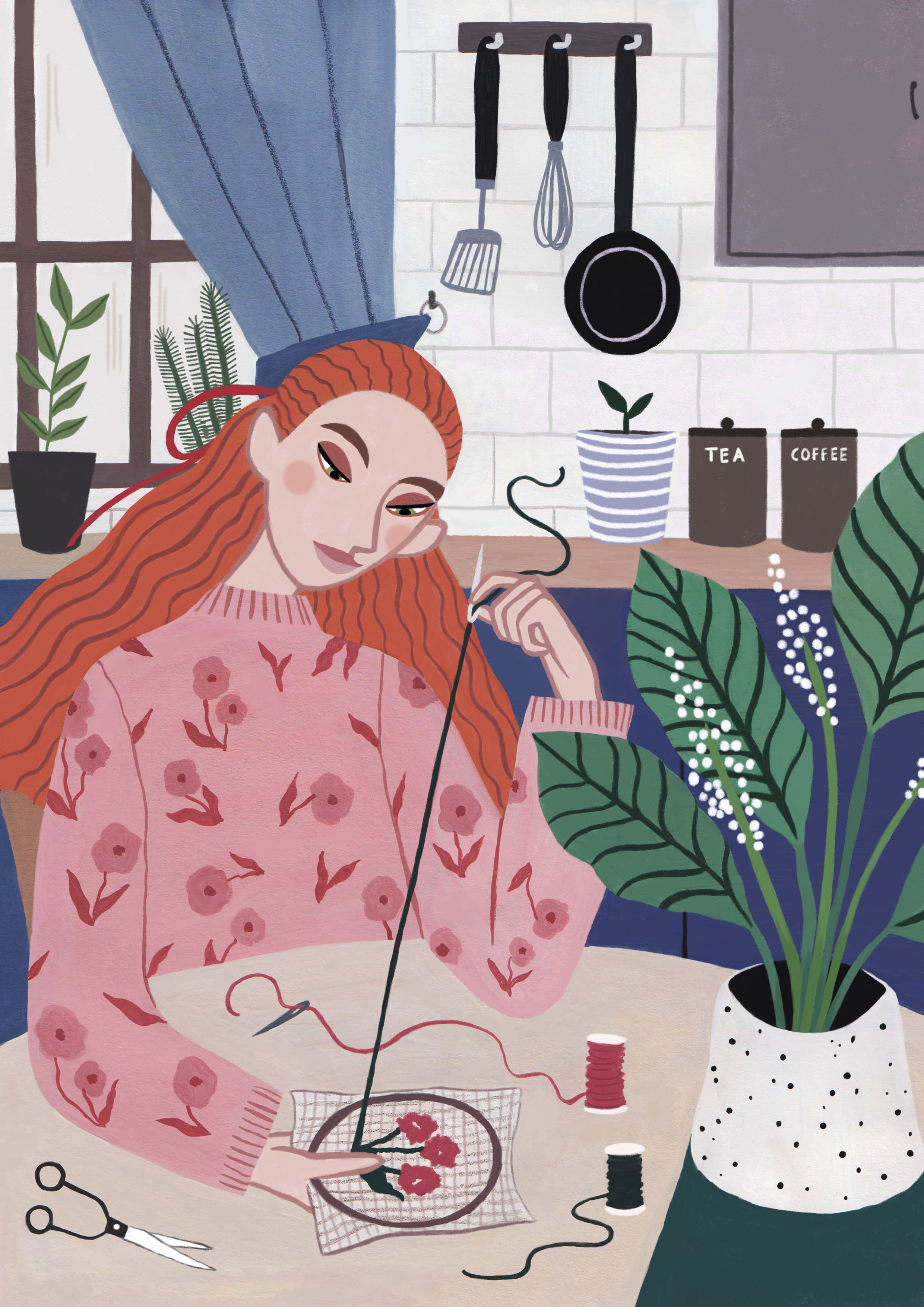 SEWING ILLUSTRATION